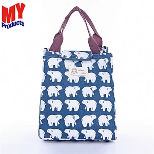 Lunch Bags Tote With Zipper Insulated Lunch Box Bag