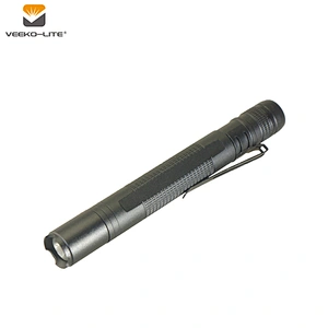 2018 New style Hot Selling Zoom Folus Switch Aluminium 2AA Battery torch light  LED Pen Flashlight
