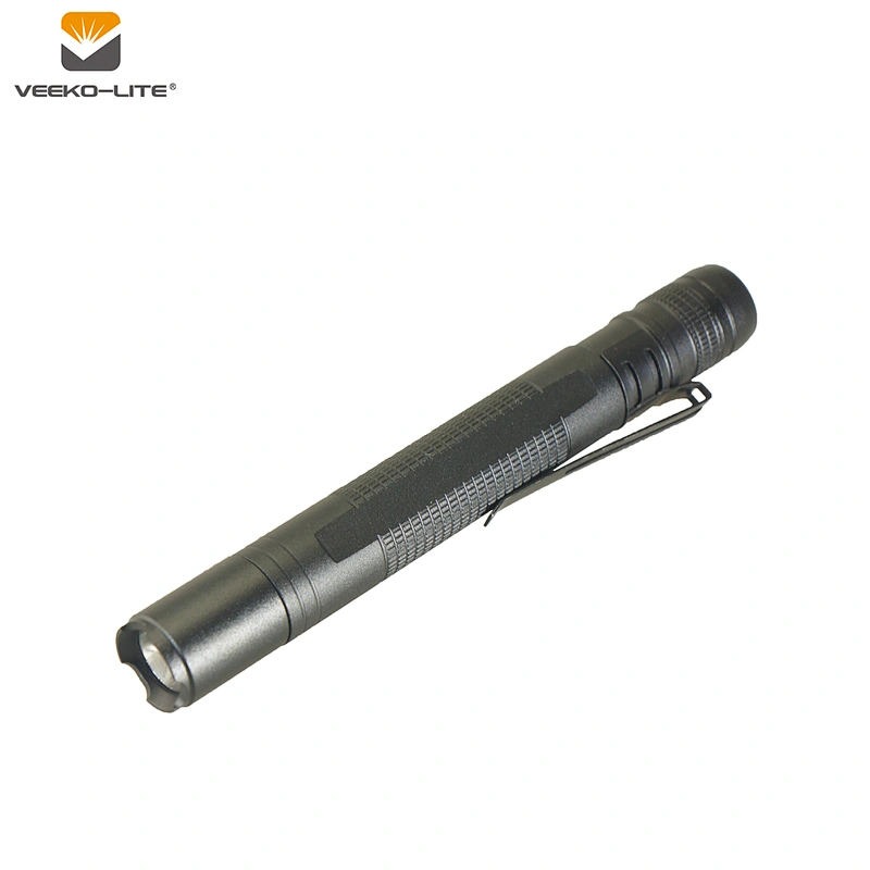 2018 New style Hot Selling Zoom Folus Switch Aluminium 2AA Battery torch light  LED Pen Flashlight