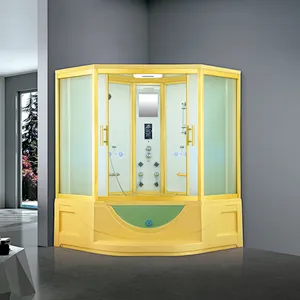 4.5Kw Bathroom steam bath hydro massage shower cabin with italian steam shower room