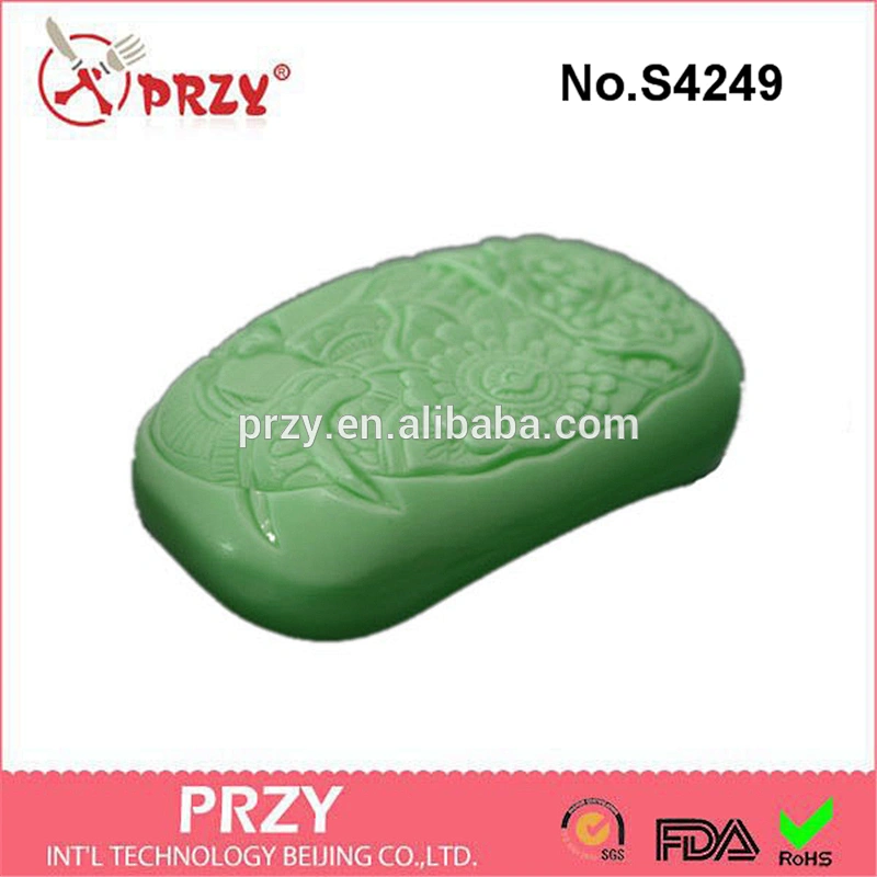S4249 PRZY ELEPHANT SOAP SILICONE mold - elephant soap bar silicone mould