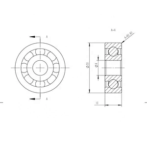 Miniature Ball Bearing 639-2RS High Level Deep Groove Ball Bearing