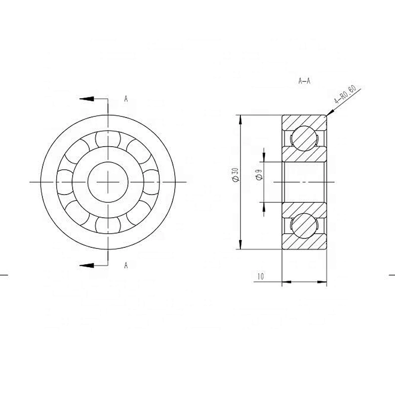 Miniature Ball Bearing 639-2RS High Level Deep Groove Ball Bearing