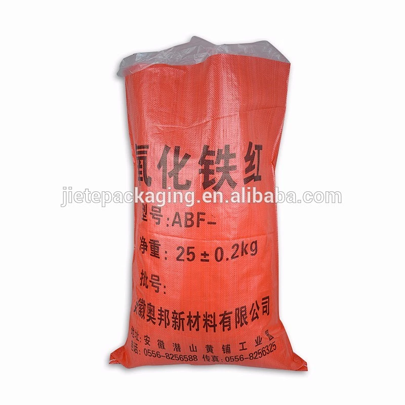 Video, white pp plastic woven packing bag with liner for chemical, grey cement 25kg