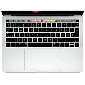 unique functional keyboard protector Waterproof Norwegian Silicone Keyboard Cover Keypad Skin For macbook pro touch bar new 13