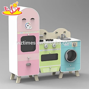 Venta al por mayor mejor juego de cocina de madera para niñas W10C241