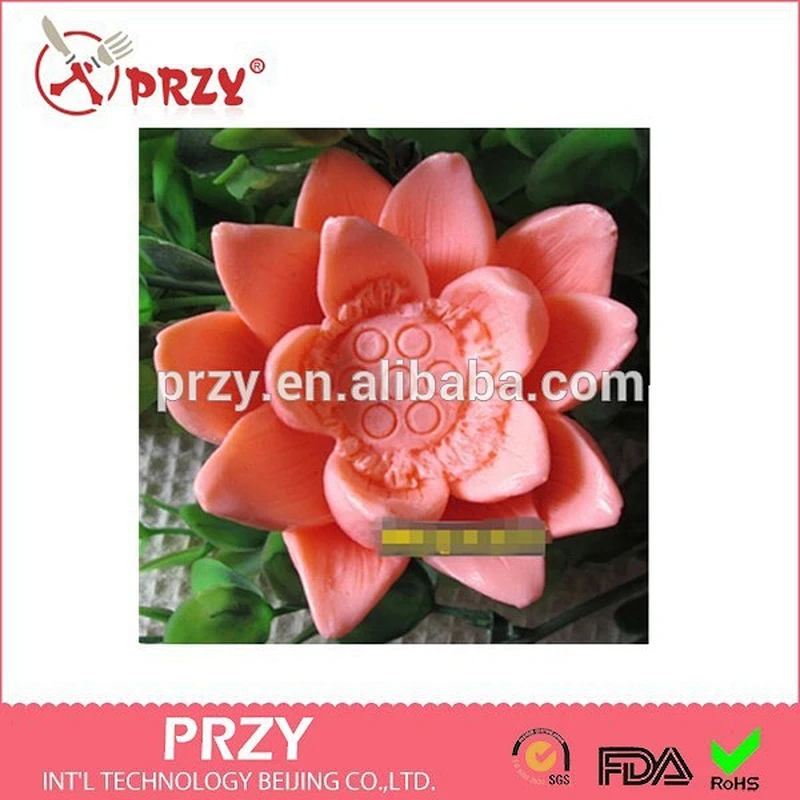 Lotus silicone soap molds