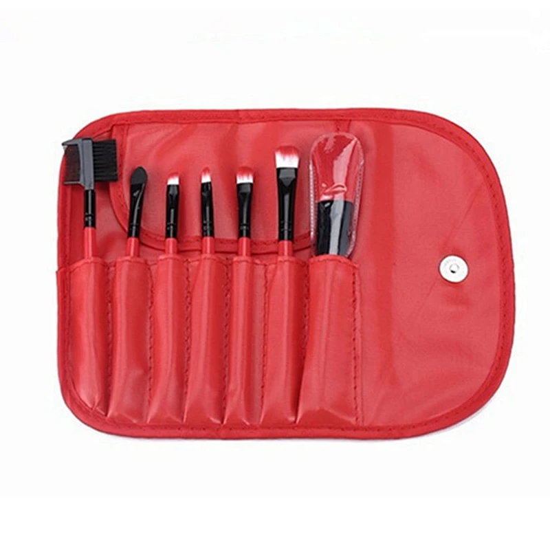 7pcs Professional Potable  makeup brushes sets with makeup bag for face make up beauty makeup brush tools