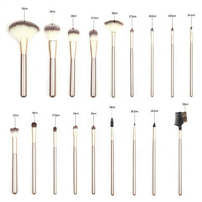 Customized Logo Personalized 12pcs Makeup Brush Set With PU Makeup Bag
