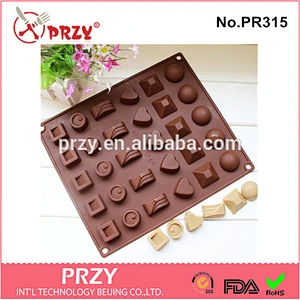 PRZY PR315 high quality funny shape sillicone chocolate mould