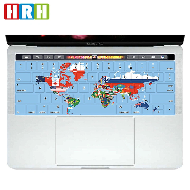 Beautiful Design Japanese tpu Keyboard Cover Skin for MacBook Pro13 15 Retina Touch Bar A1706