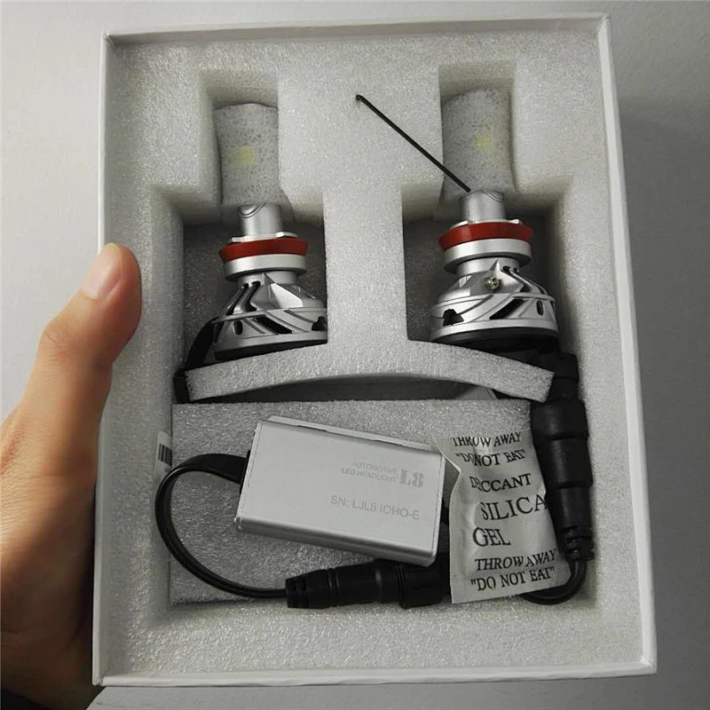 Factory Price  New Led 14000lm H11 Led Cree H11 9005 Car Headlights D1/2/3/4