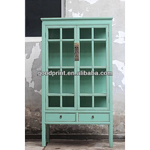 Glass display cabinet