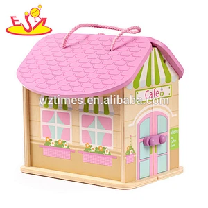 2018 großhandel mädchen rosa holzspielzeug puppenhaus schöne kinder holzspielzeug puppenhaus neue kinder holzspielzeug puppenhaus w06a171