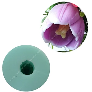 Spring Flower Soap Molds flower candle Mould fondant cake decoration Silicone mold