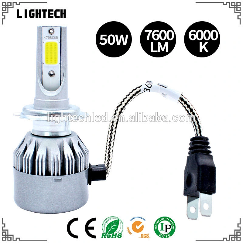 Lightech DC 12V All In One C6 Led Headlight H7 36W