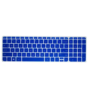 Silicone Keyboard Cover Skin keyboard dust cover for HP Pavilion 15 P15 with number pad