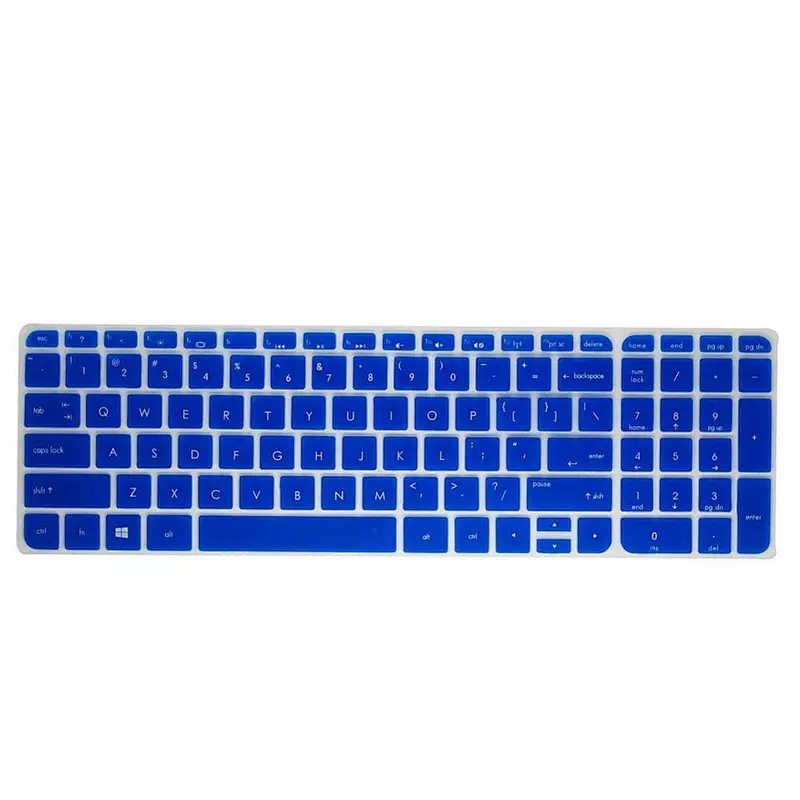 Silicone Keyboard Cover Skin keyboard dust cover for HP Pavilion 15 P15 with number pad