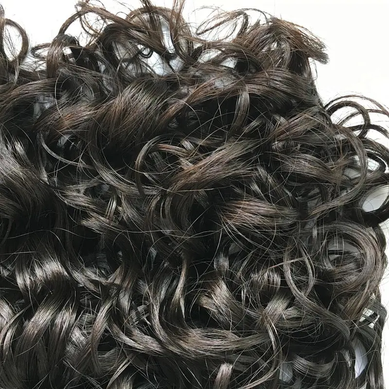 New arrival the best fashion style natural black deep wave hair  brazilian human hair bundles