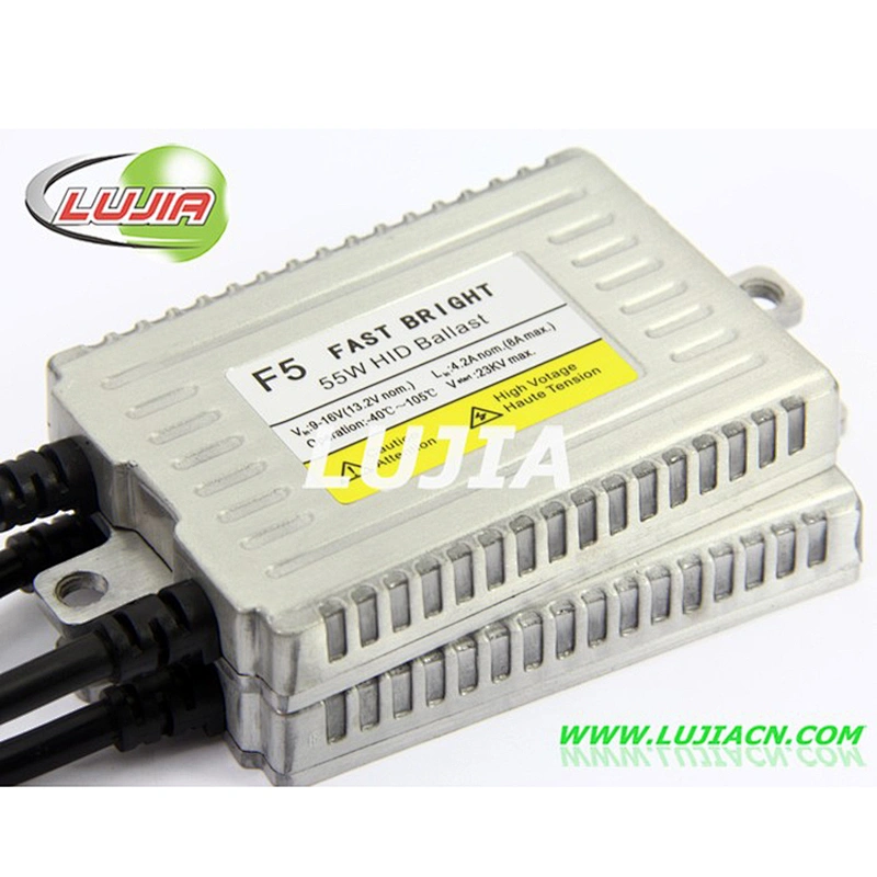 12V AC 55W super fast bright F5 h15 h7 led canbus ballast xenon hid kit