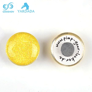 Promotion souvenir gift mini crystal fridge magnet custom printed 3d dome glass magnet