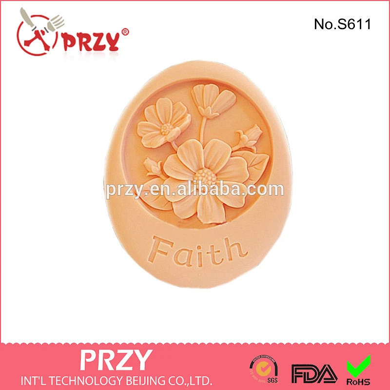 S611 PRZY custom silicone soap molds , silicone molds for soap
