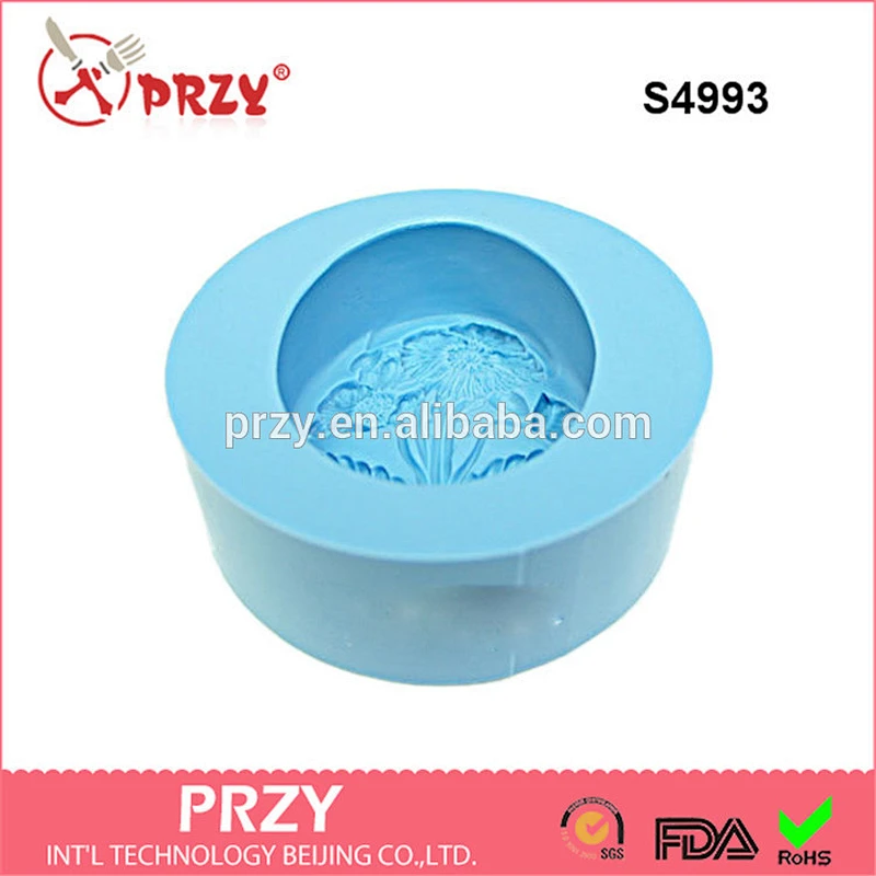 Poppy Flower silicone molds handmade soap mold DIY silicone soap molds -S4993