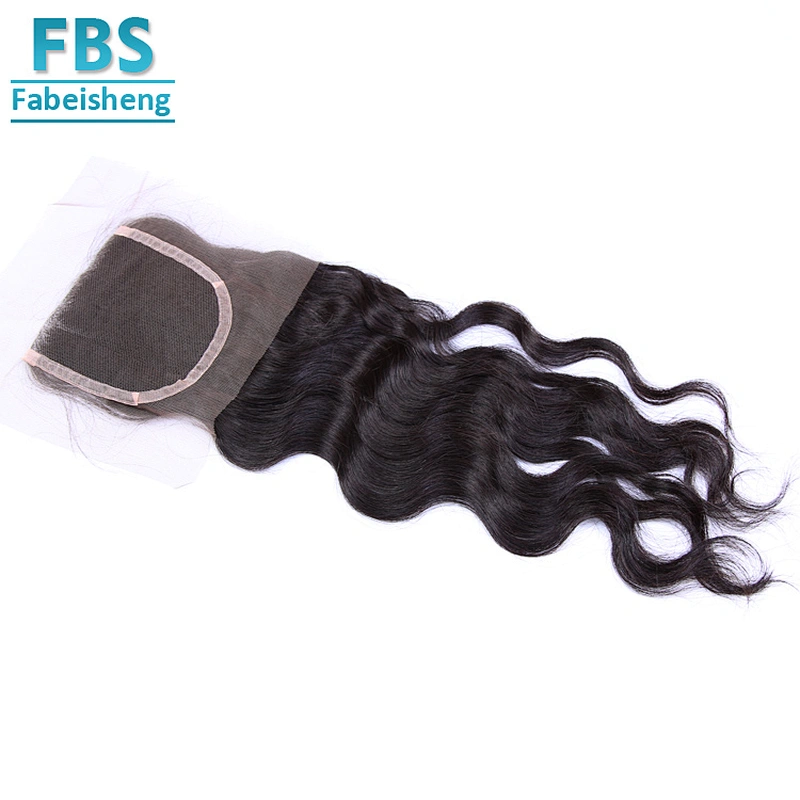 2018 FBS high quality Fast delivery 100% unprocessed 4*4 hair closure