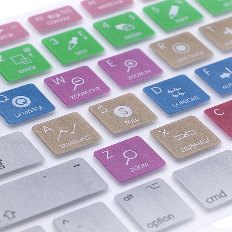 Dust Proof Studio One silicone keyboard Shortcuts Keyboard for macbook pro 13 retina air pro