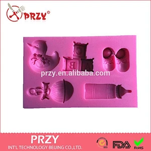 PRZY Baby products silicone mold Fondant cake decoration mold