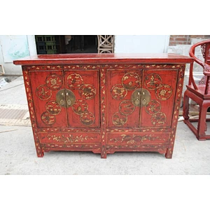 chinese reproduction handmade painting cabinet/painting sideboard