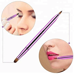 Custom private label lip brush and eyeshadow brush