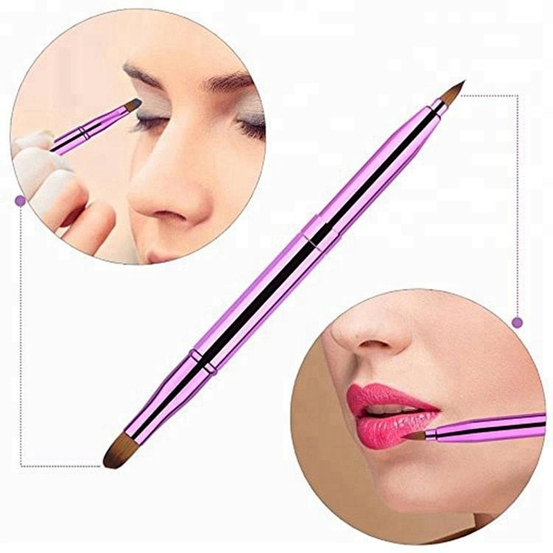 Custom private label lip brush and eyeshadow brush
