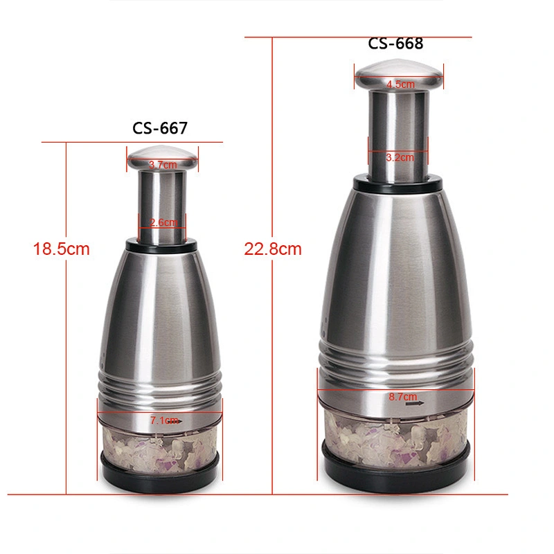 Hand operated manual vegetable cutter for home use