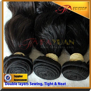 High quality full cuticle no shedding unprocessed virgin indian wavy hair weave