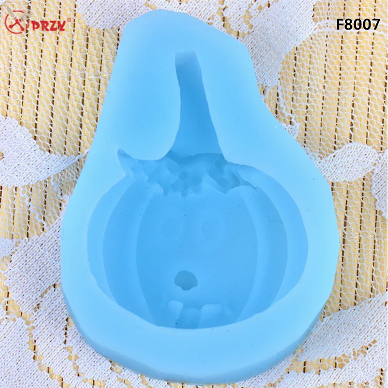 PRZY Pumpkin Mold Silicone Halloween Fondant Cake Decorative mould Pirate DIY Silicone Soap Molds