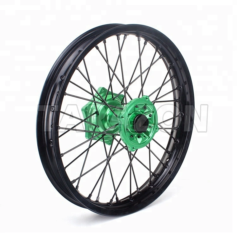 Aluminum offroad motorcycle spoke rear wheels for kawasaki