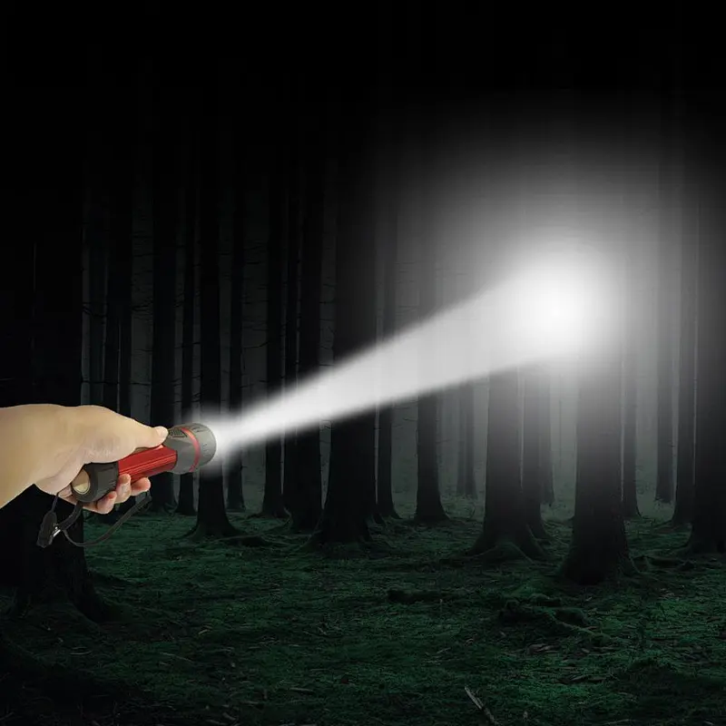 2AA BATTERY ALUMINIUM 1W LED +3W COB MAGNETIC FLASHLIGHT 2018 HOT SALE 115 LUMENS
