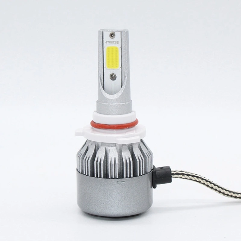 Lightech Cheap IP67 C6 HB3 H10 COB Car Lights Auto LED Headlight 9005 Bulbs