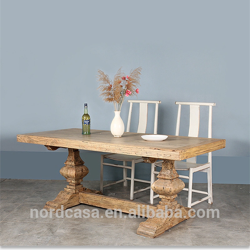Rustic Solid Wood Dining Table