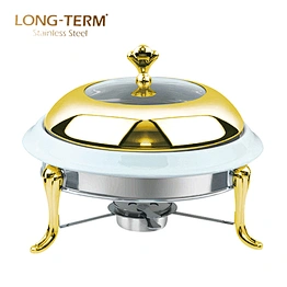 L4107AG Philippines Ceramic Single Bowl Food Warmer Chafing Dish