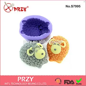 3d sheep silicone mold for soap