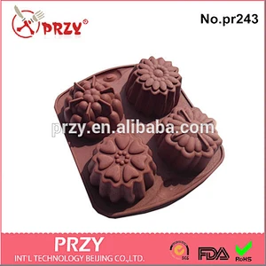 silicone flower design soap tray / handmade soap tray molds