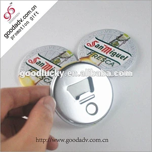 Top selling low price promotion gift tinplate bottle opener