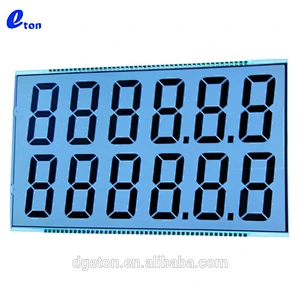 12 digits Large 7 segment display Custom Fuel Dispenser LCD Display