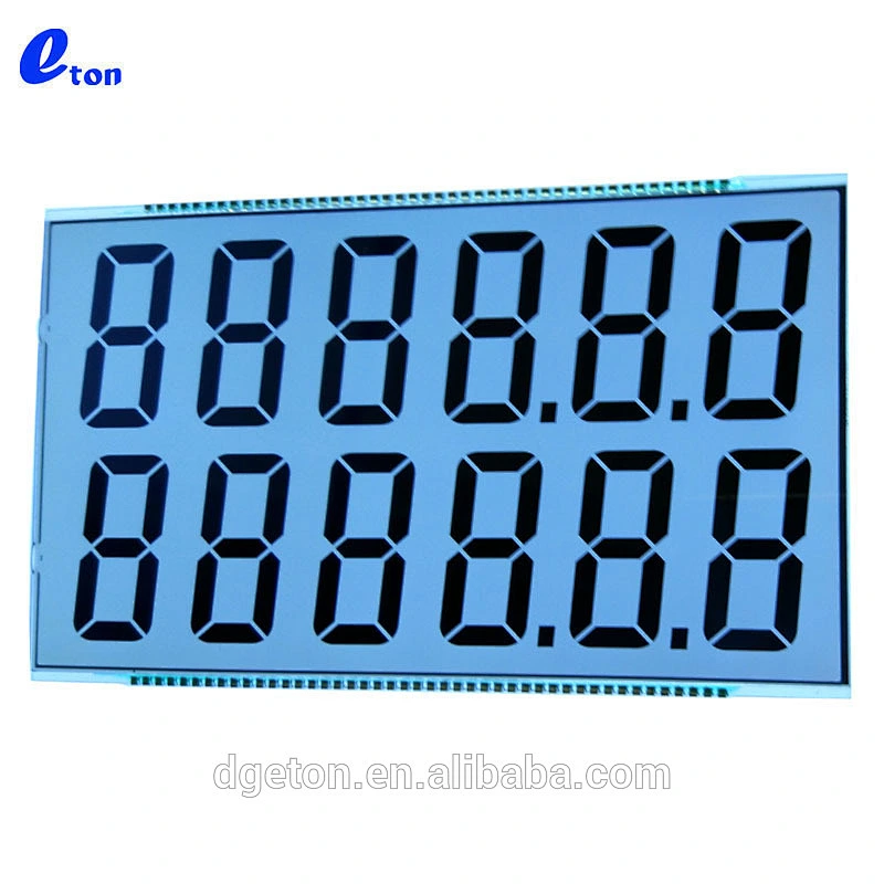 12 digits Large 7 segment display Custom Fuel Dispenser LCD Display