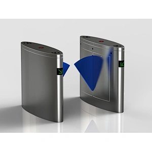 Retractable High Speed Wing Glass Turnstile Entrance  system