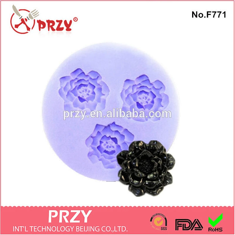 modeling silicone flower mold / cake decoration fondant flower mold