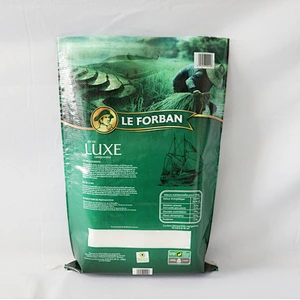 Gravure print bopp 10kg rice bags for sale, rice bag size 10kg ,bag of rice