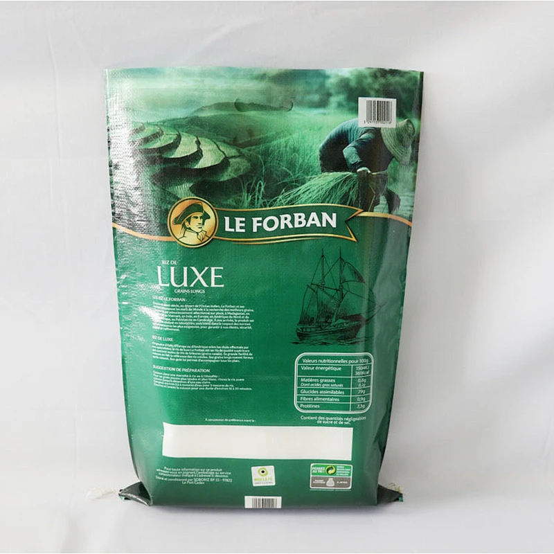 Gravure print bopp 10kg rice bags for sale, rice bag size 10kg ,bag of rice